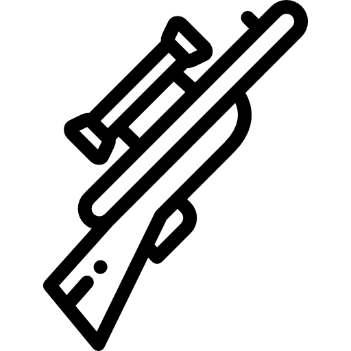 スナイパー Detailed Rounded Lineal icon