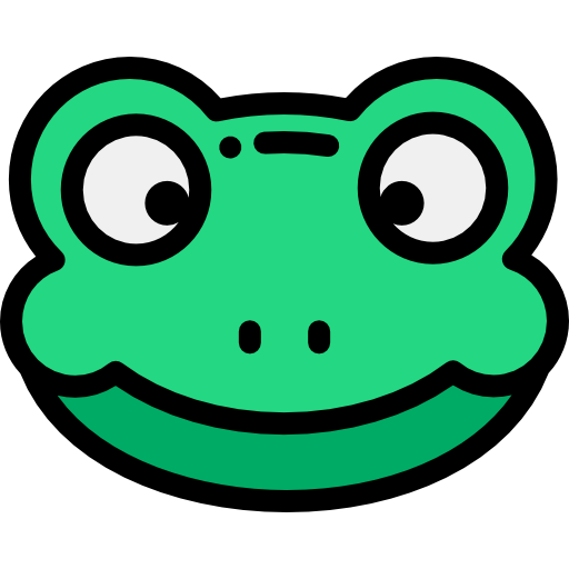 frosch Detailed Rounded Lineal color icon