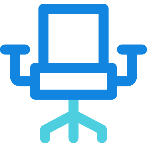 krzesło biurowe Kiranshastry Lineal Blue ikona