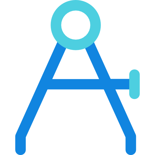 brújula Kiranshastry Lineal Blue icono
