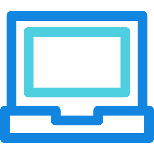 ordenador portátil Kiranshastry Lineal Blue icono
