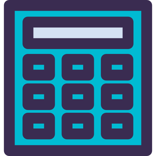 calculadora Kiranshastry Lineal Color Blue icono