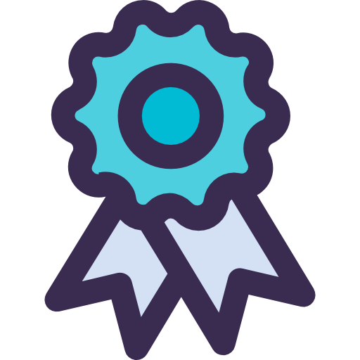 Медаль Kiranshastry Lineal Color Blue иконка