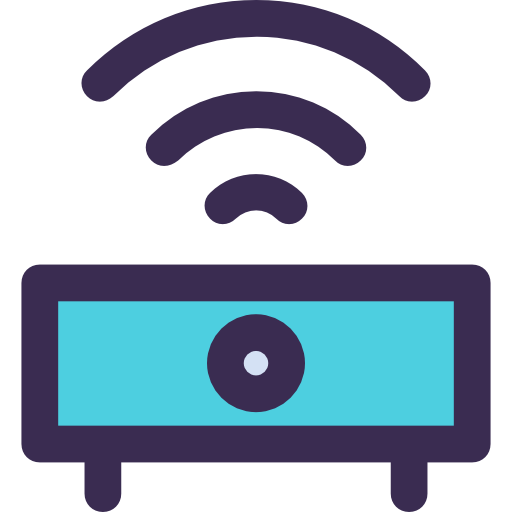 routera Kiranshastry Lineal Color Blue ikona