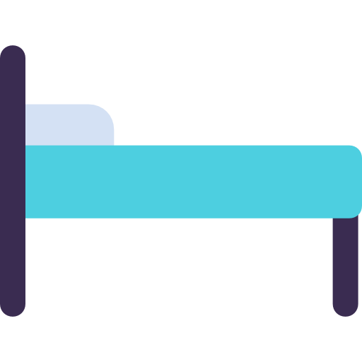 침대 Kiranshastry Flat icon