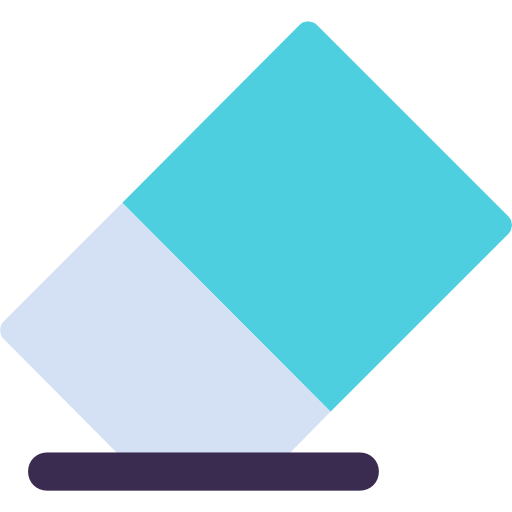 Eraser Kiranshastry Flat icon