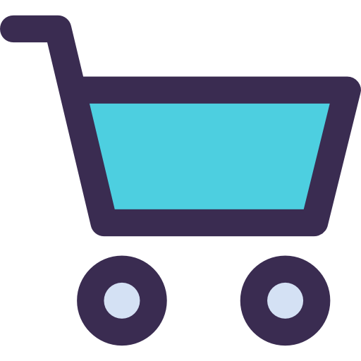 carrito de compras Kiranshastry Lineal Color Blue icono