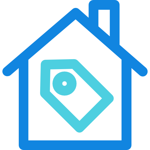 House Kiranshastry Lineal Blue icon