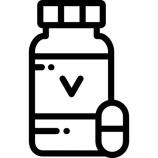 비타민 Detailed Rounded Lineal icon