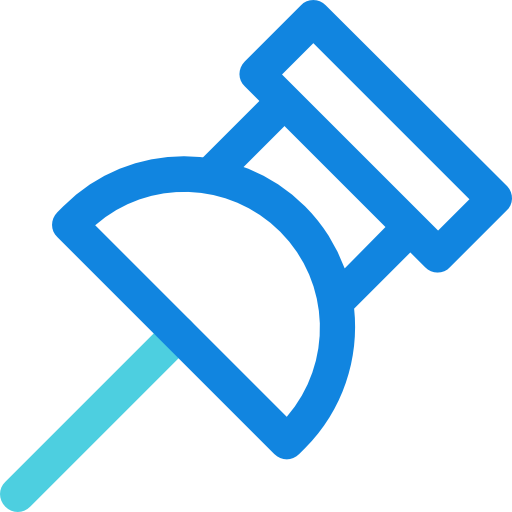stift drücken Kiranshastry Lineal Blue icon