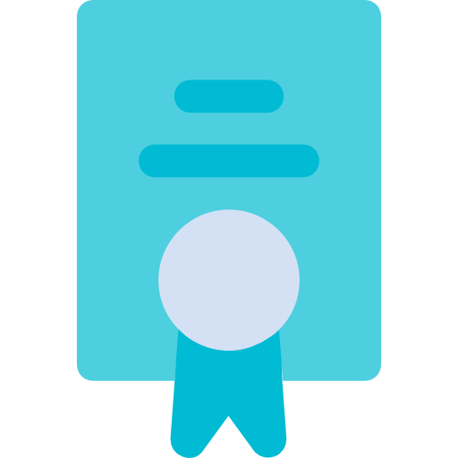 Certificate Kiranshastry Flat icon
