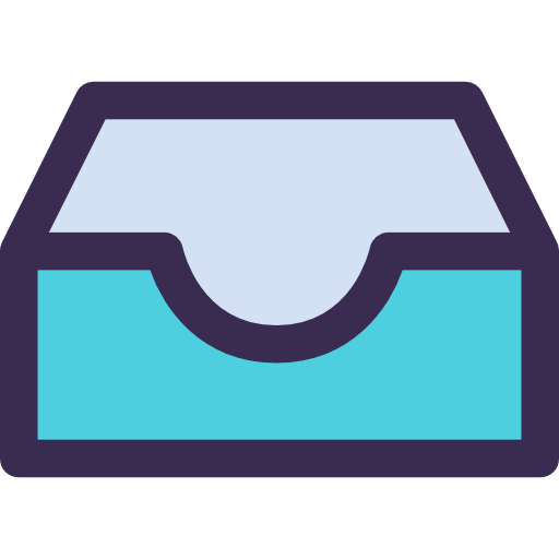 postvak in Kiranshastry Lineal Color Blue icoon