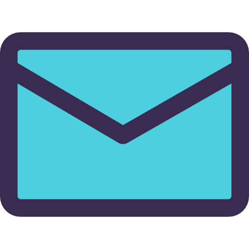 郵便 Kiranshastry Lineal Color Blue icon
