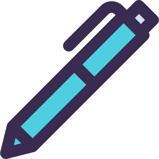 stift Kiranshastry Lineal Color Blue icon