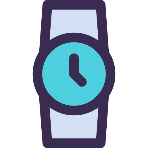 時計 Kiranshastry Lineal Color Blue icon