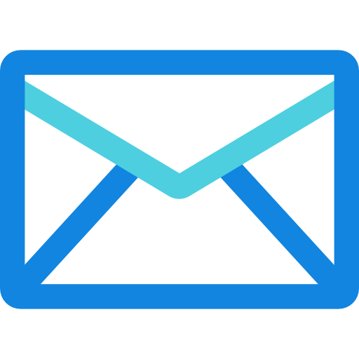 email Kiranshastry Lineal Blue icon