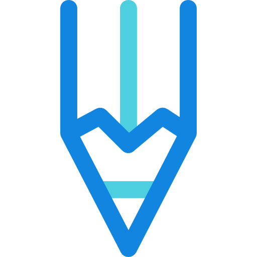 lápiz Kiranshastry Lineal Blue icono