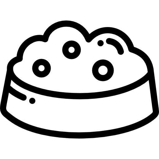 ペットフード Detailed Rounded Lineal icon
