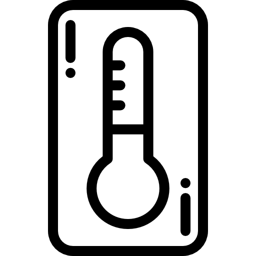 温度計 Detailed Rounded Lineal icon