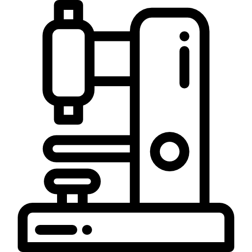 Микроскоп Detailed Rounded Lineal иконка
