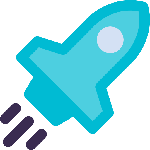 raketenstart Kiranshastry Flat icon