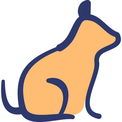 犬 Basic Hand Drawn Lineal Color icon