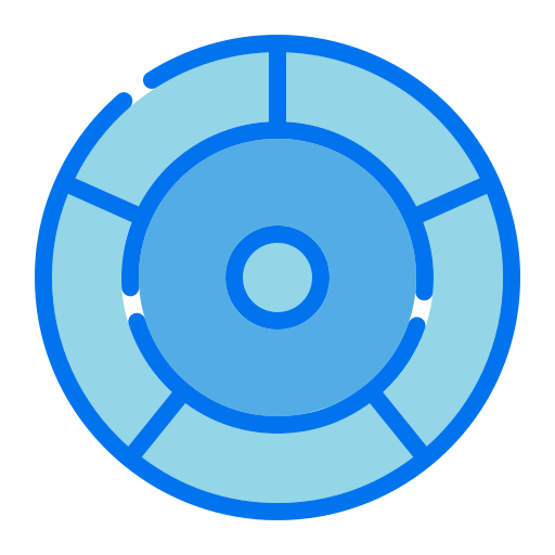 rueda de color Generic Blue icono