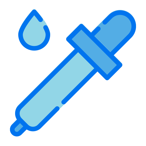 Eyedropper Generic Blue icon