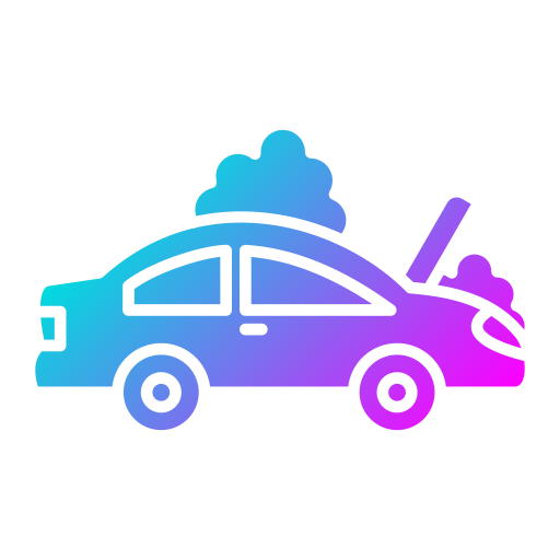 Broken car Generic Flat Gradient icon