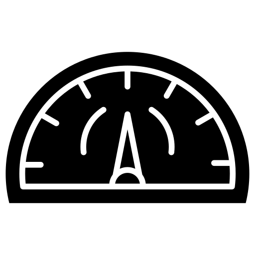 tachymètre Generic Glyph Icône