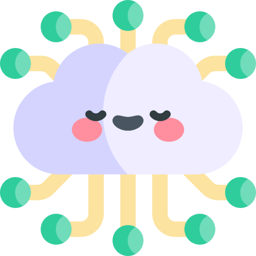 Artificial intelligence Kawaii Flat icon