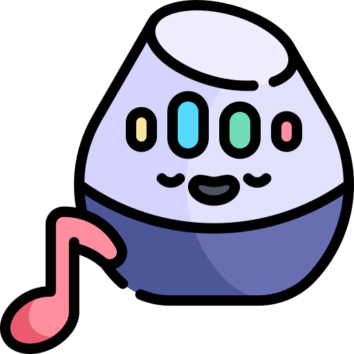 Voice assistant Kawaii Lineal color icon