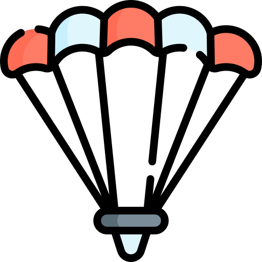 fallschirmspringen Special Lineal color icon