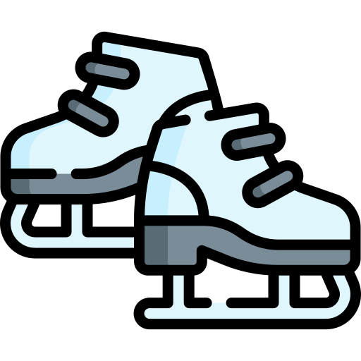 patinar sobre hielo Special Lineal color icono
