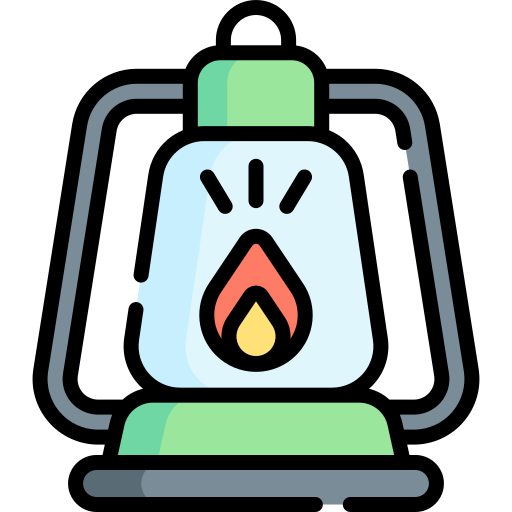 lampada del fuoco Special Lineal color icona