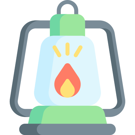 Fire lamp Special Flat icon