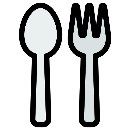 cucchiaio e forchetta Generic Outline Color icona