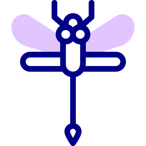 libélula Detailed Mixed Lineal color Ícone