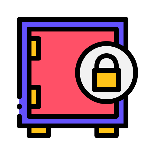 deposito de seguridad Generic Outline Color icono