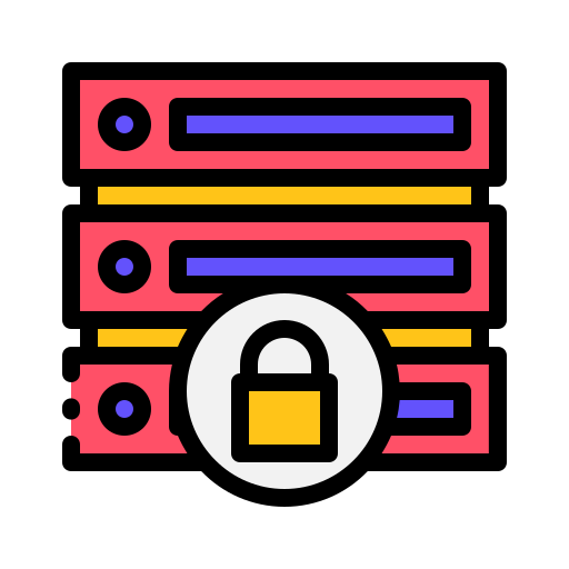 Серверное хранилище Generic Outline Color иконка