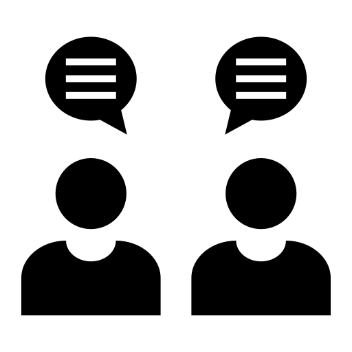 debate Generic Glyph Ícone