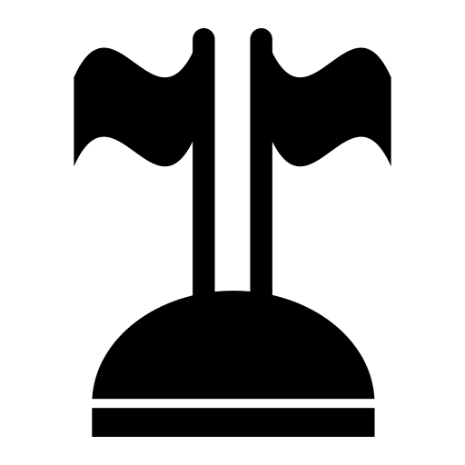 drapeaux Generic Glyph Icône