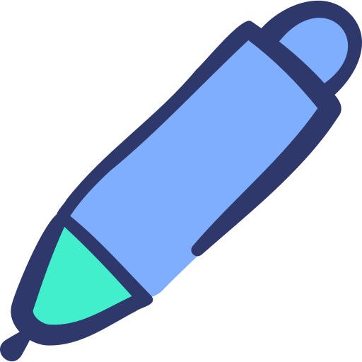 형광펜 Basic Hand Drawn Lineal Color icon