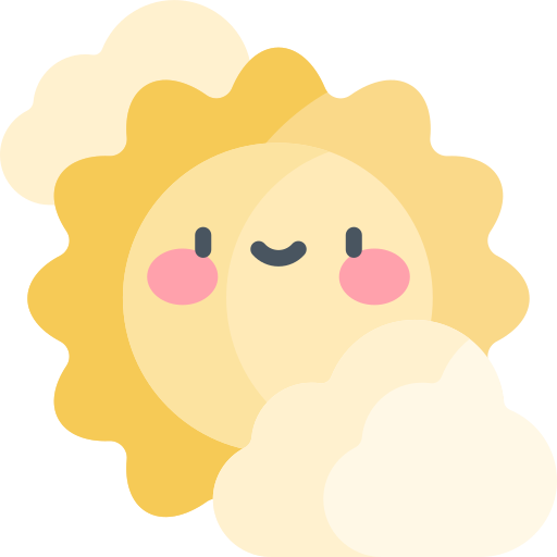 Sun Kawaii Flat icon