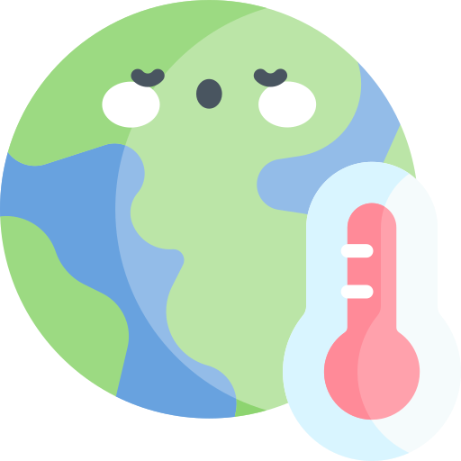Climate change Kawaii Flat icon