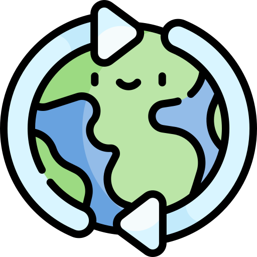 Sustainability Kawaii Lineal color icon