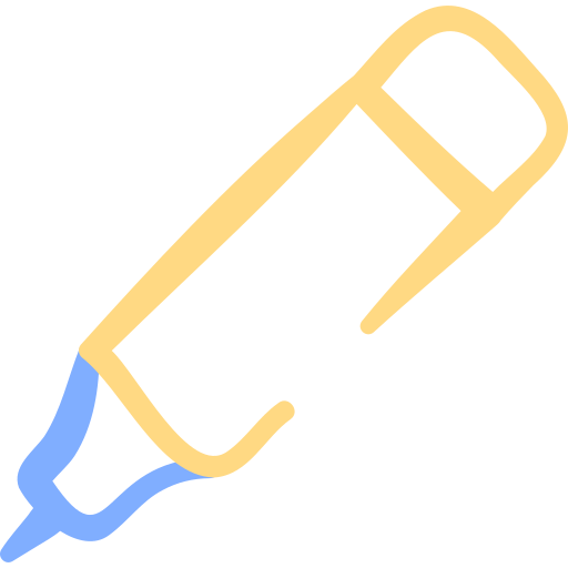 długopis Basic Hand Drawn Color ikona