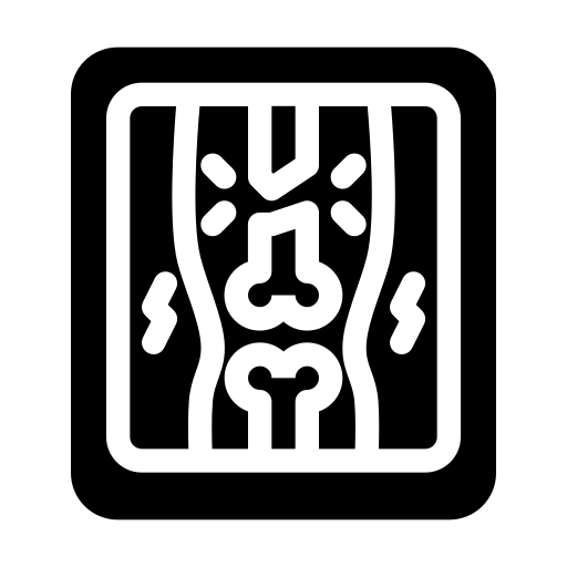 złamana kość Generic Glyph ikona