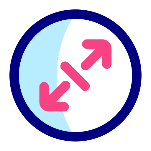 expandir flechas Generic Outline Color icono