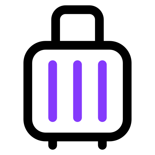 スーツケース Generic Outline Color icon